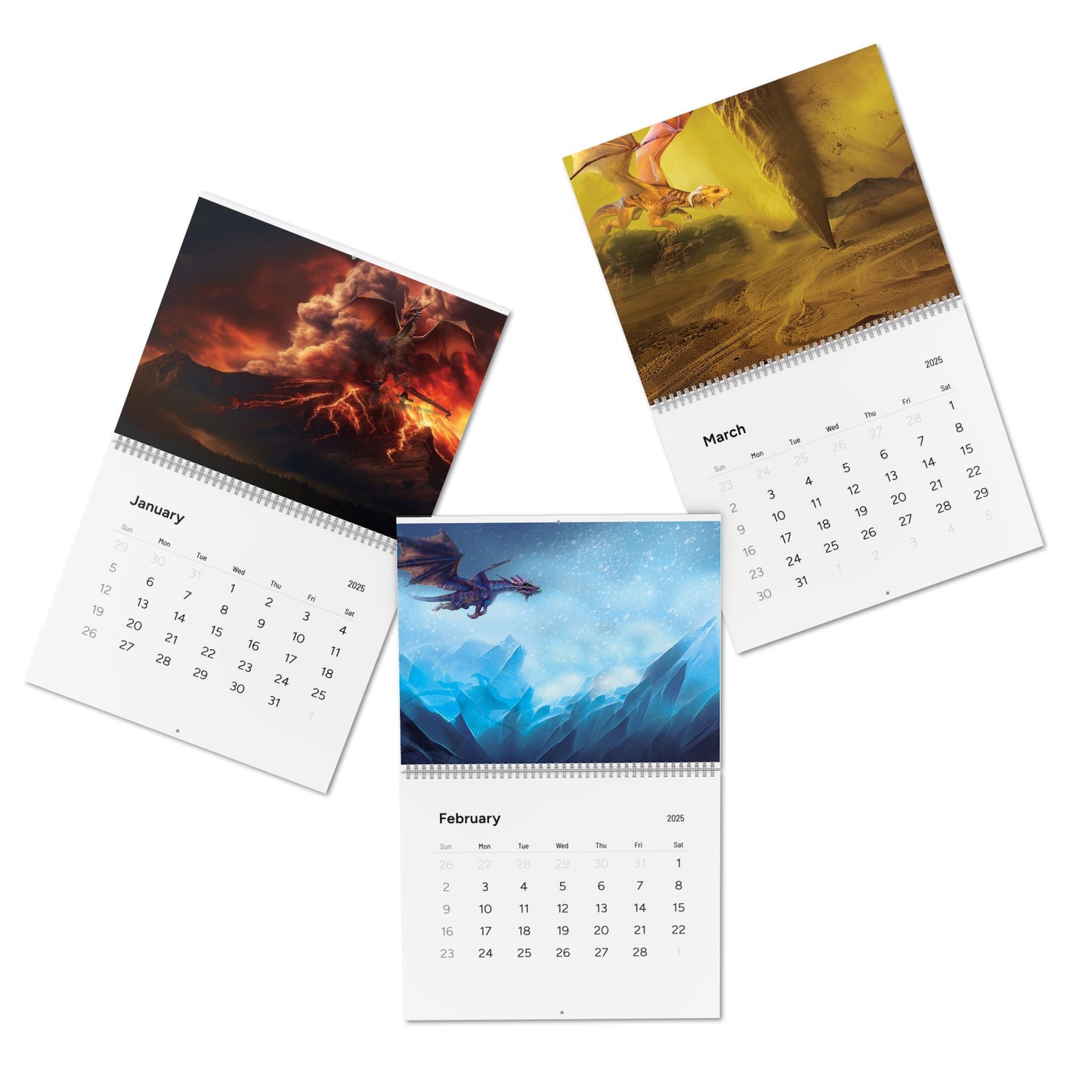 Dragon Wars Calendar (2025)