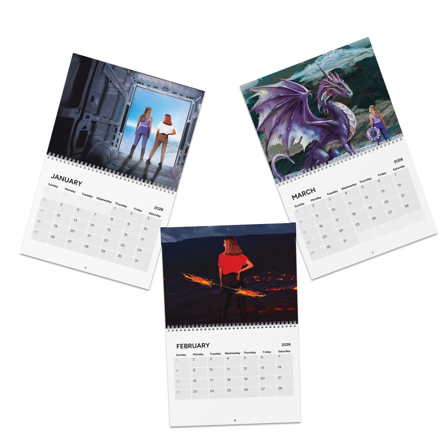 Dragon Wars Book 1 Calendar 2026
