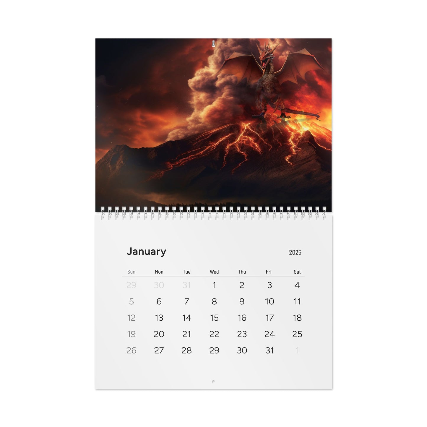 Dragon Wars Calendar (2025)