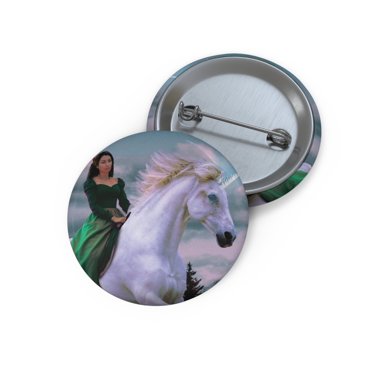 A'keara and Aurora The Unicorn Pin