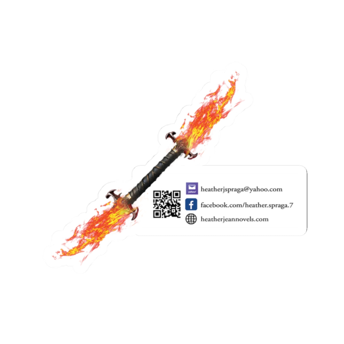 Kero's Fire Sword Sticker