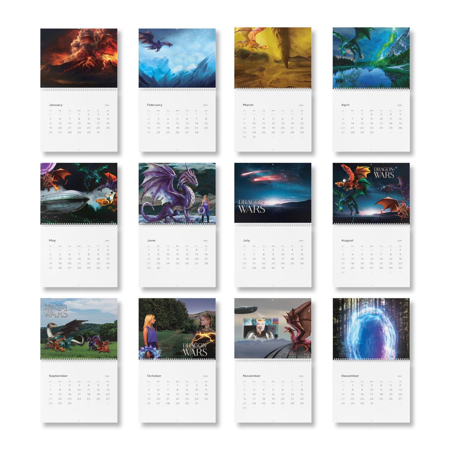 Dragon Wars Calendar (2025)