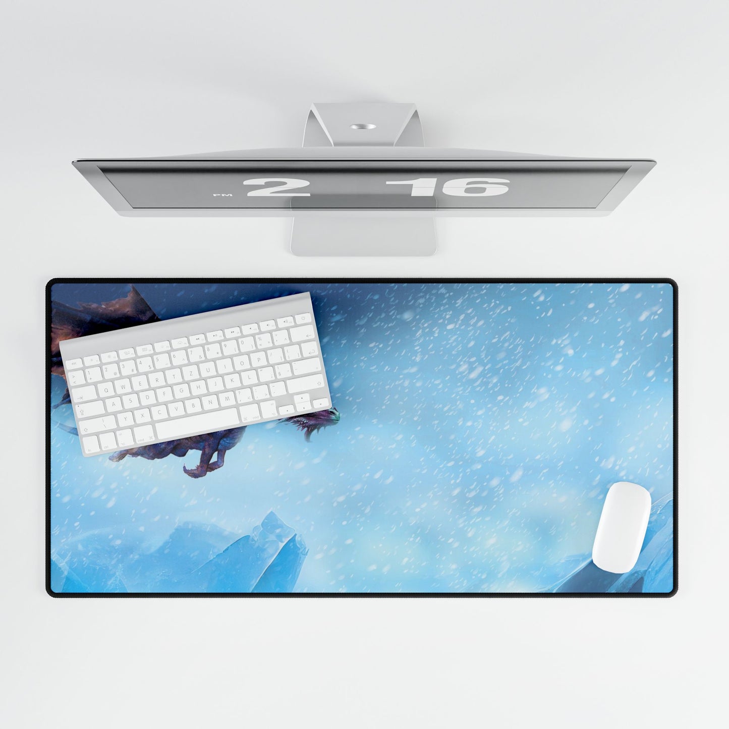 Purple/Ice Dragon Territory Desk Mat/Mouse Pad