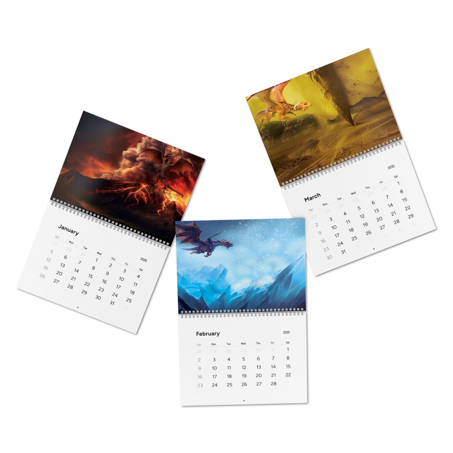 Dragon Wars Calendar (2025)