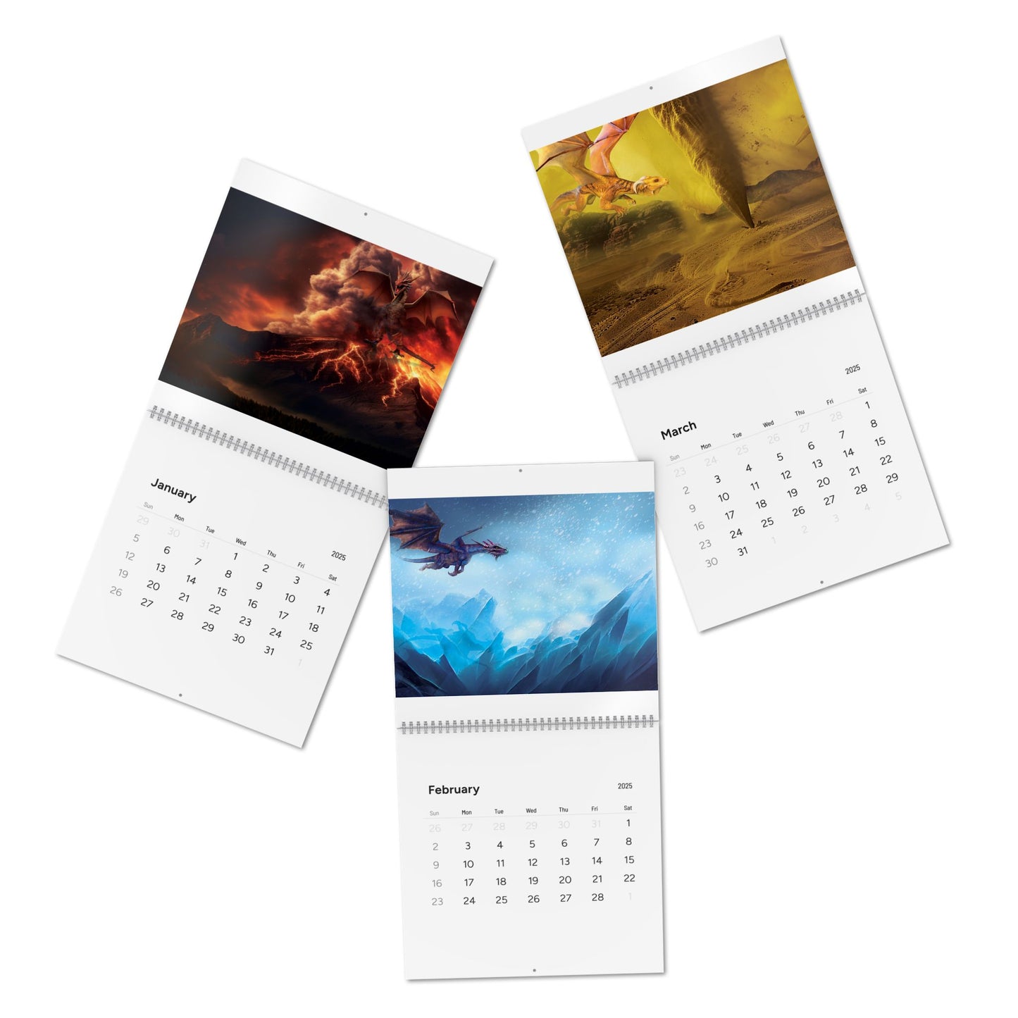 Dragon Wars Calendar (2025)