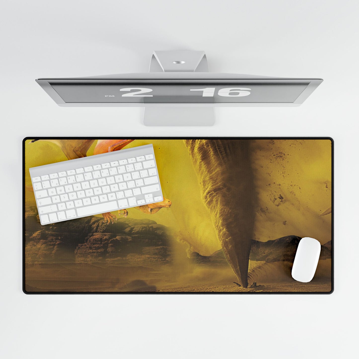 Golden Dragon Territory Desk Mat/Mouse Pad