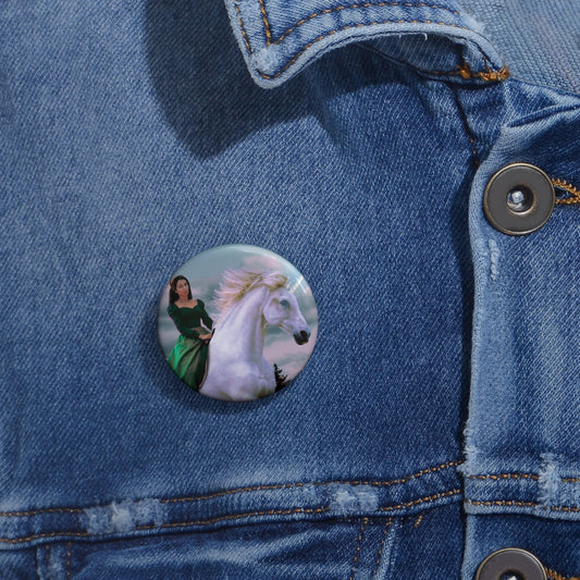 A'keara and Aurora The Unicorn Pin