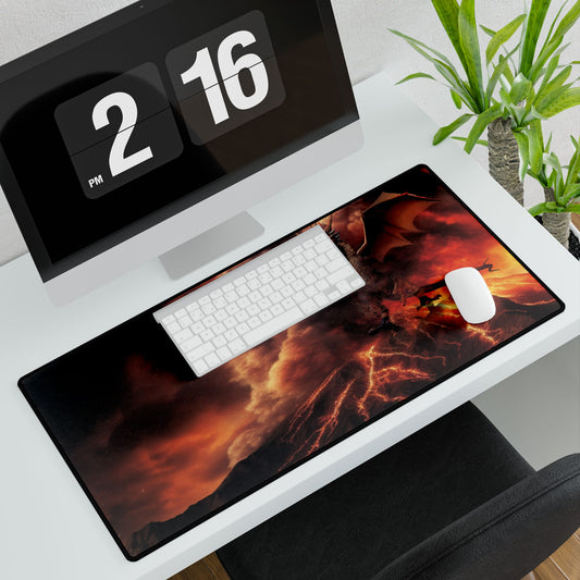 Crimson Dragon Territory Desk Mat/Mouse Pad