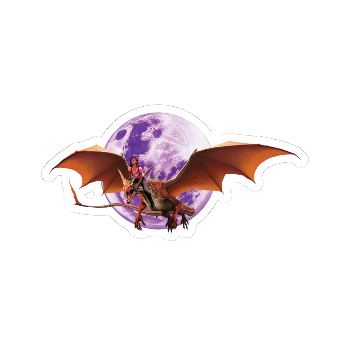 Kero and Phoenix Kiss Cut Sticker